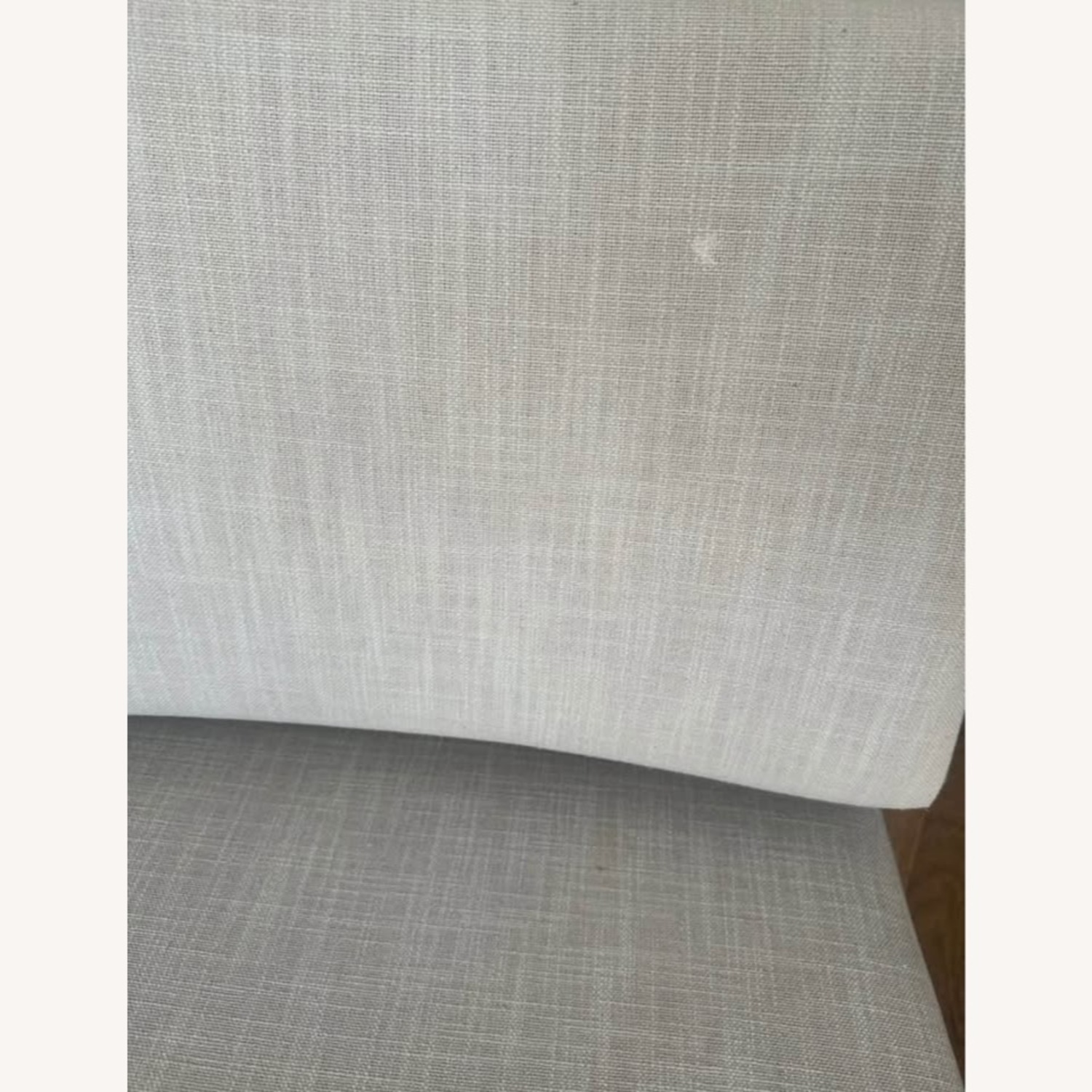West Elm Wire Frame Light Gray Fabric Armchair - image-5