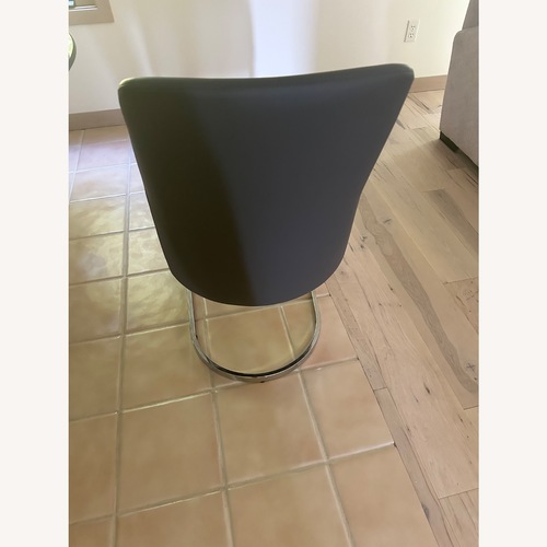 Used Light Gray Vinyl Dining Chairs for sale on AptDeco