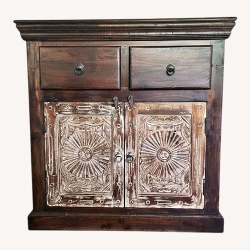 Used Dark Brown Wood Sideboard for sale on AptDeco