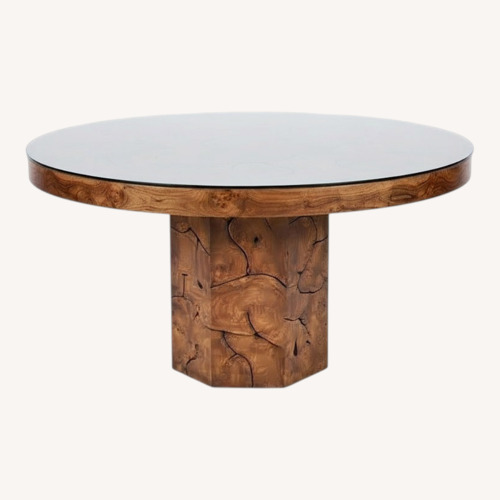 Used Arhaus Kalmar Round Dining Table for sale on AptDeco