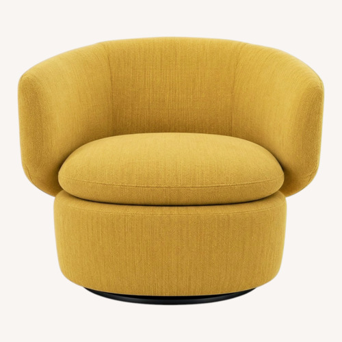 Used West Elm Crescent Swivel Chair for sale on AptDeco