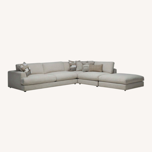 Used Raymour & Flanigan Montecito Natural 3+ Piece Sectional for sale on AptDeco