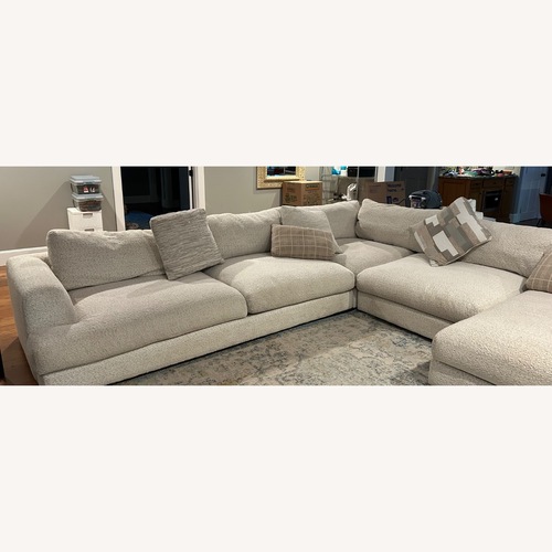 Used Raymour & Flanigan Montecito Natural 3+ Piece Sectional for sale on AptDeco