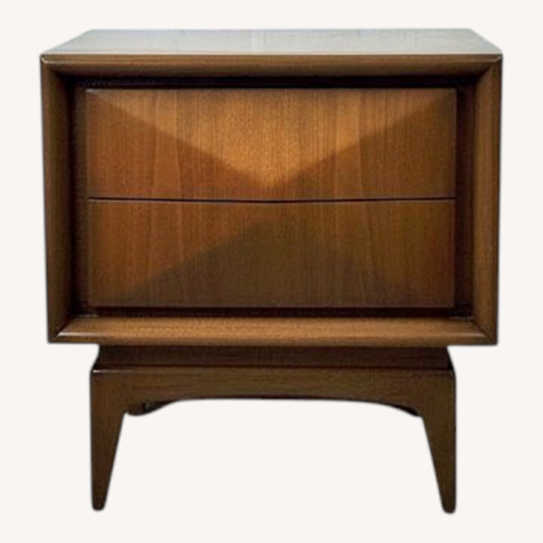 Used Pair of Mid Century Nightstands with 2 Drawers for sale on AptDeco