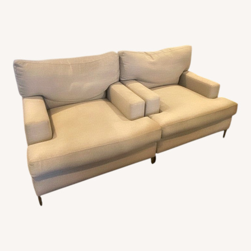 Used Bernhardt Light Gray Fabric Armchair for sale on AptDeco