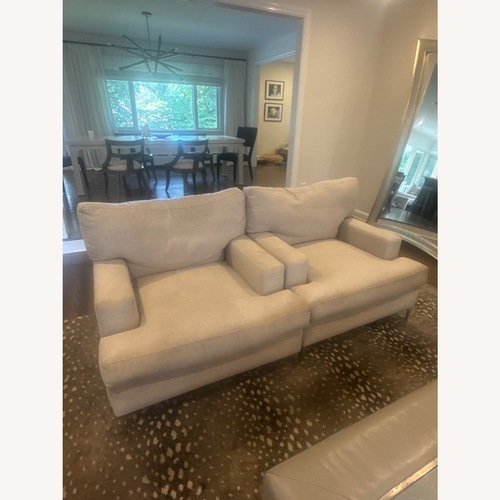 Used Bernhardt Light Gray Fabric Armchair for sale on AptDeco
