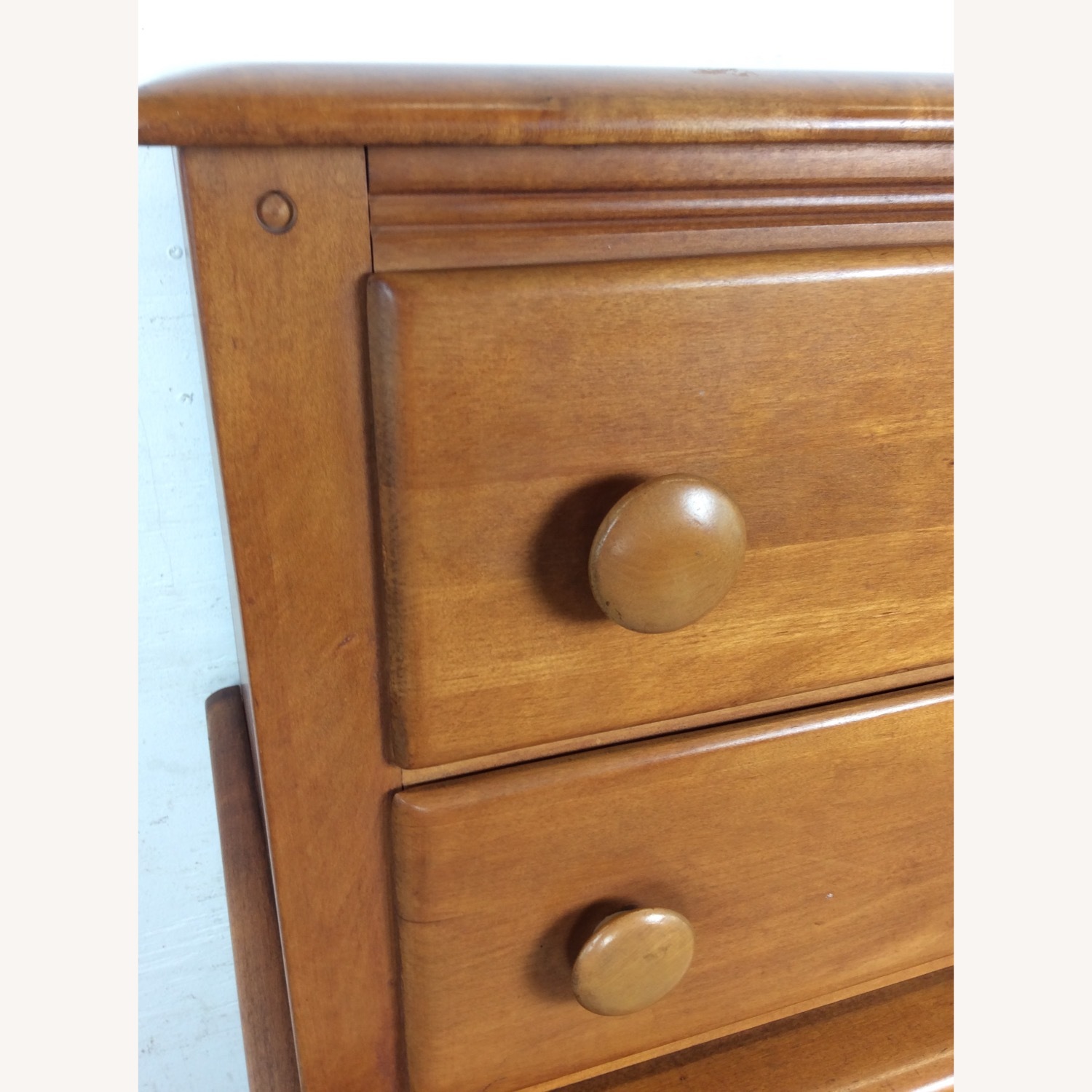 Mid Century Highboy with Airplane On Drawer Face - image-10
