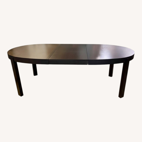 Used Calligaris Dark Brown Wood Dining Table for sale on AptDeco