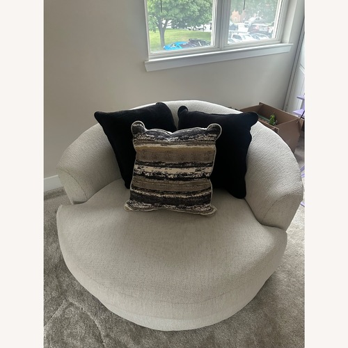 Used Ashley Furniture Cambri Swivel Chair and a Half for sale on AptDeco