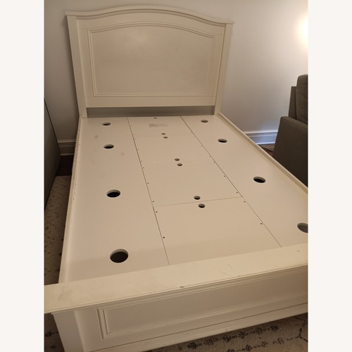Used PB Teen Chelsea Storage Bed, Full, Simply White for sale on AptDeco