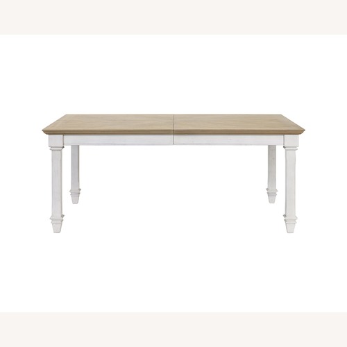 Used Martin Furniture White Wood Dining Table for sale on AptDeco