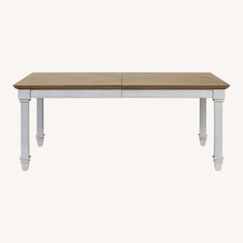 Used Martin Furniture White Wood Dining Table for sale on AptDeco