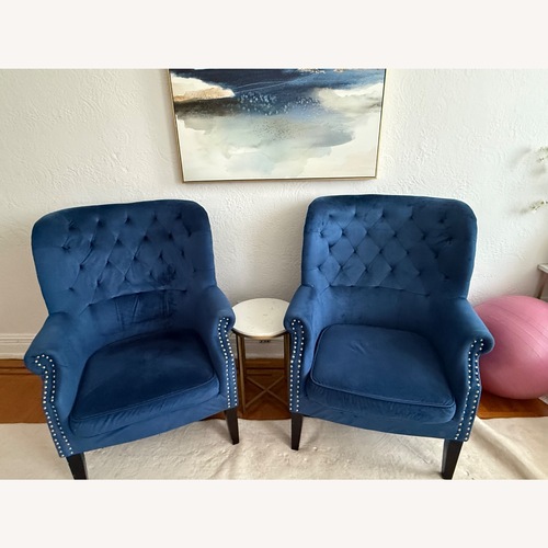Used Upholstered Wingback Chair  for sale on AptDeco