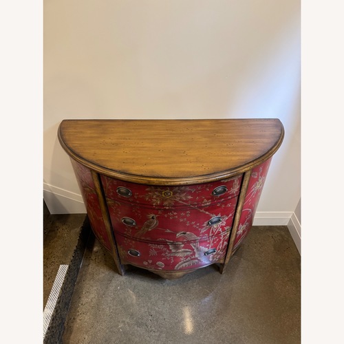 Used Lane Venture Excursion Chinoiserie Demilune Chest of Drawers  for sale on AptDeco