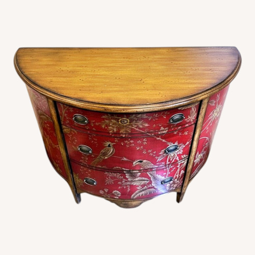 Used Lane Venture Excursion Chinoiserie Demilune Chest of Drawers  for sale on AptDeco