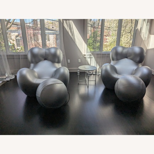 Used B&B Italia Silver Armchair for sale on AptDeco