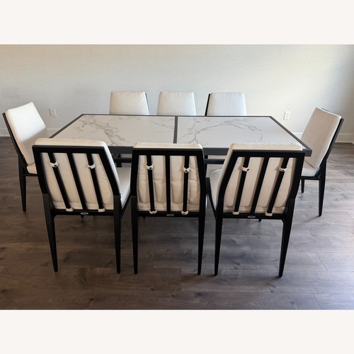 Used Pavilion Brickell Outdoor Dining Set for sale on AptDeco