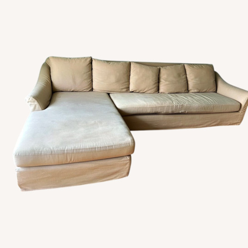 Used Natural Fabric 3+ Piece Sectional for sale on AptDeco