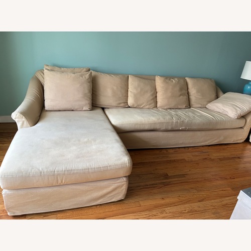 Used Natural Fabric 3+ Piece Sectional for sale on AptDeco