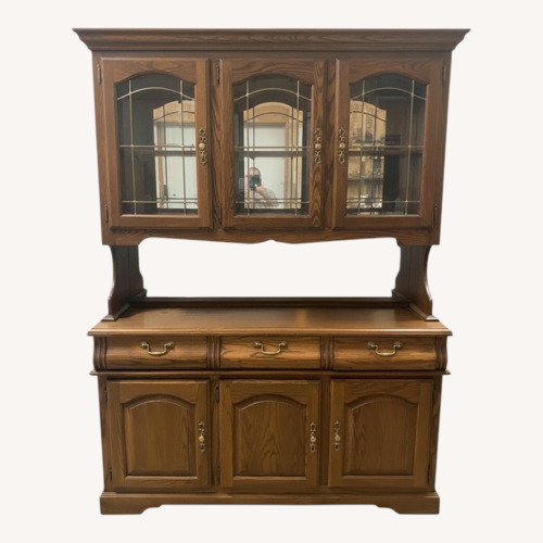 Used Pacfic Frame Custom Built China Cabinet for sale on AptDeco
