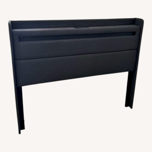 Used Dark Gray Fabric Full Bed for sale on AptDeco