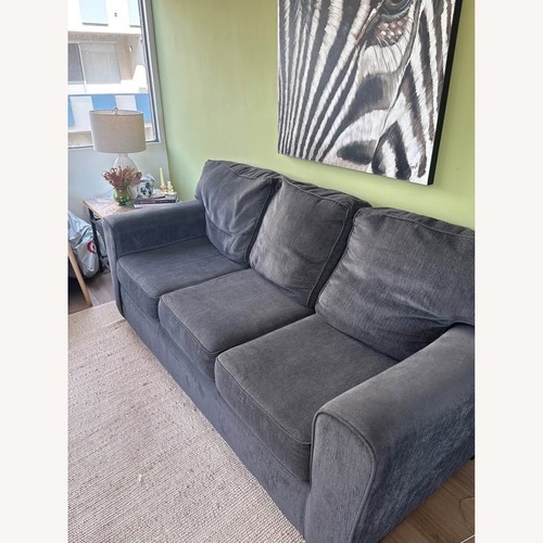 Used Dark Gray Fabric 3+ Seater Sofa for sale on AptDeco