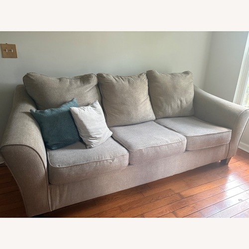 Used Light Gray Sofa Optional Chaise Lounge for sale on AptDeco