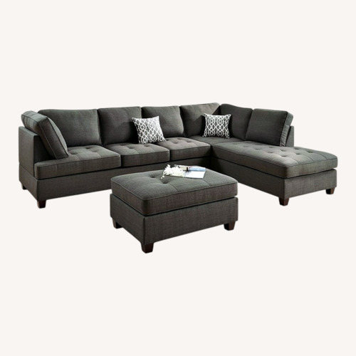 Used Wayfair Dark Gray 3+ Piece Sectional for sale on AptDeco