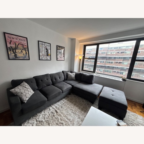 Used Wayfair Dark Gray 3+ Piece Sectional for sale on AptDeco