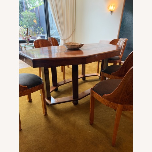 Used Vintage/Antique Finds Dark Brown Dining Table for sale on AptDeco