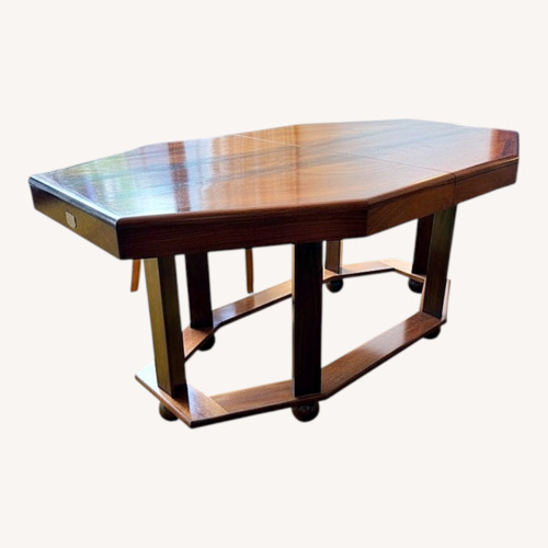 Used Vintage/Antique Finds Dark Brown Dining Table for sale on AptDeco