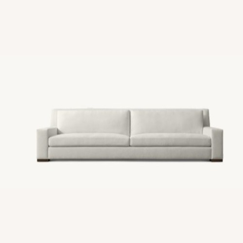 Used Restoration Hardware Parisian Track Arm Sofa 9' - Wool Twill Dove for sale on AptDeco