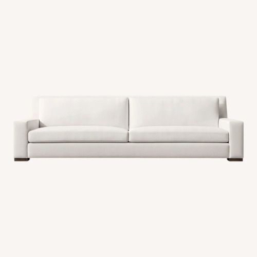 Used Restoration Hardware Parisian Track Arm Sofa 9' - Wool Twill Dove for sale on AptDeco