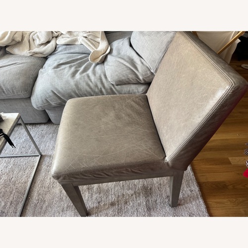 Used Restoration Hardware Morgan Dark Gray Dining Chairs for sale on AptDeco
