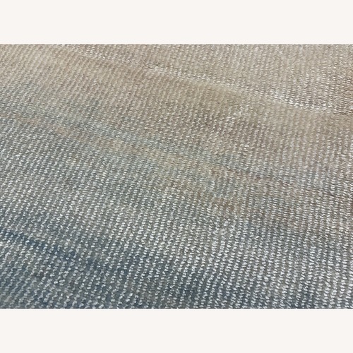 Used West Elm Ombre Sky Rug 6x9 Wool Viscose for sale on AptDeco