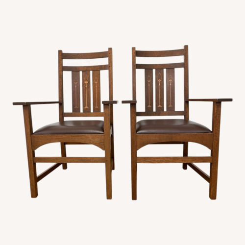 Used Stickley Harvey Ellis Mission Oak Armchair for sale on AptDeco