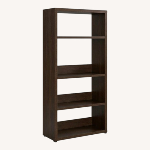Used Crate & Barrel Aspect Dark Brown Wood Bookcase for sale on AptDeco