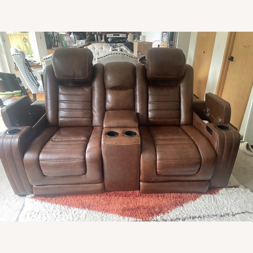 Used Ashley Furniture Power Recliner 3 Seater Sofa for sale on AptDeco