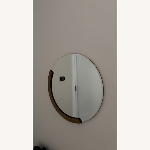 Used CB2 Gold Kit 24" Round Mirror for sale on AptDeco