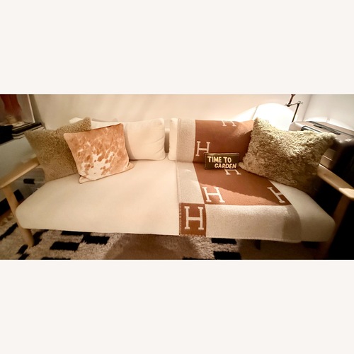 Used CB2 Una Natural Sleeper Sofa for sale on AptDeco
