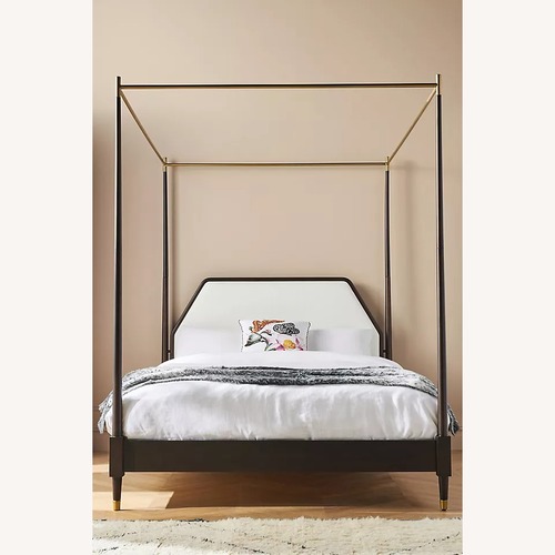 Used Anthropologie Layla Canopy Bed - King for sale on AptDeco