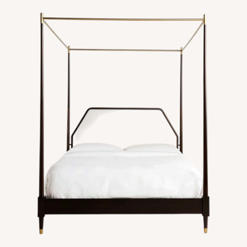Used Anthropologie Layla Canopy Bed - King for sale on AptDeco