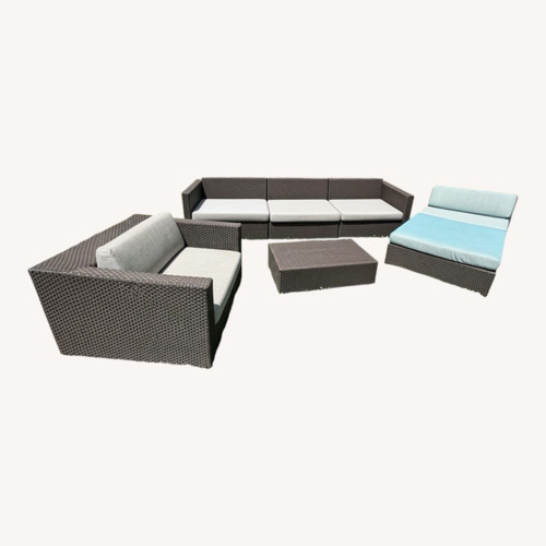 Used Dedon Patio Furniture Set for sale on AptDeco