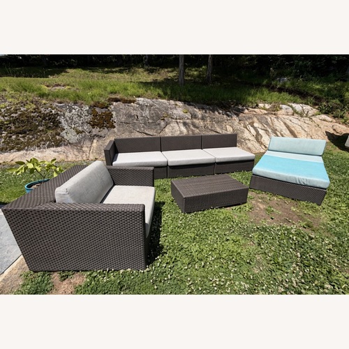 Used Dedon Patio Furniture Set for sale on AptDeco