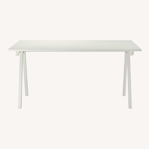 Used IKEA TROTTEN Desk 63x31 - White for sale on AptDeco