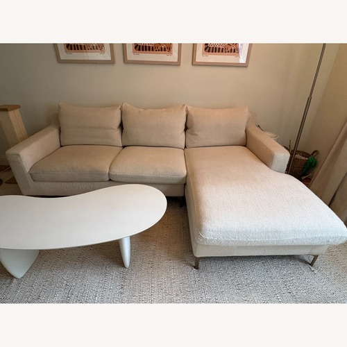 Used Interior Define Sloan Natural 2 Piece Sectional for sale on AptDeco