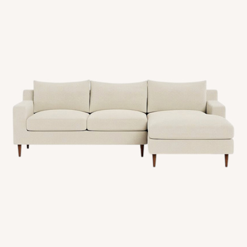 Used Interior Define Sloan Natural 2 Piece Sectional for sale on AptDeco