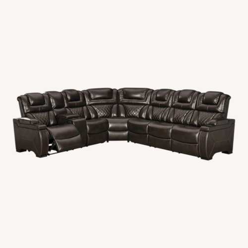 Used Ashley Furniture Luxury 7-Seater W 3 Recliners for sale on AptDeco