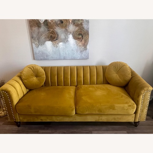 Used Wayfair 75.2'' Velvet Sofa for sale on AptDeco