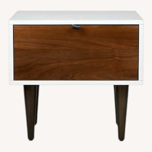 Used Article White Wood Nightstand for sale on AptDeco